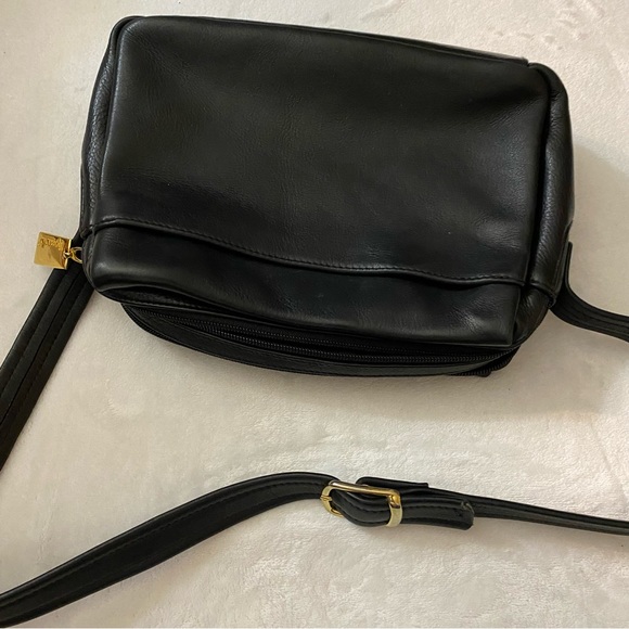 Tignanello black leather handbag - Picture 4 of 9